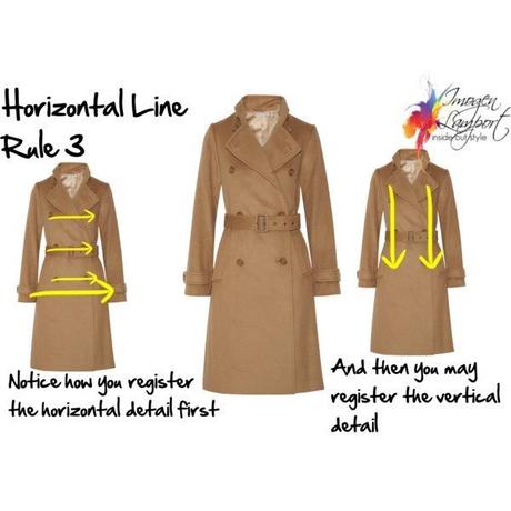 How to choose clothes based on the illusion that horizontal lines have