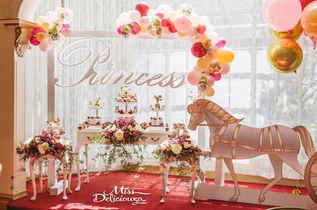 A Perfectly Delightful and Creative Princess Party by Miss Deliciouza - Candy Buffet Artist