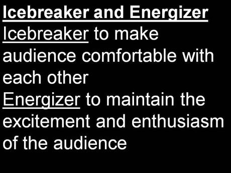 Difference Icebreaker, Energizer and How to Conduct One