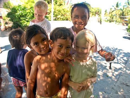 Kids in Fakarava, French Polynesia - June 2010
