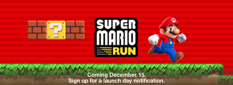Super Mario Run Launch Date for iPhone & iPad