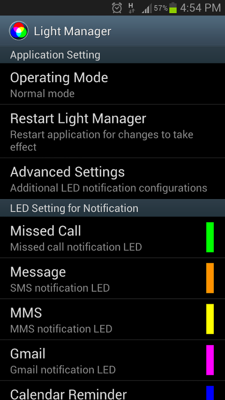 Light Manager Pro - screenshot
