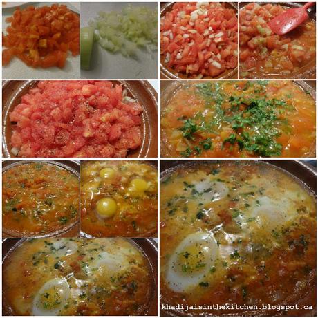 TAJINE DE TOMATES ET D'OEUFS / EGG AND TOMATO TAGINE / TAGINE DE HUEVO Y TOMATE / طاجين البيض و مطيشة (بيض و طماطم)