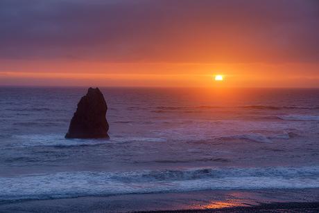 South Beach Sunset, Curry County, Oregon