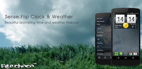 Image result for Sense Flip Clock & Weather Pro APK
