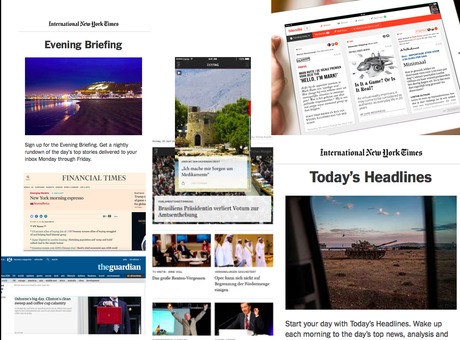 Newsletters, briefings: curating content while creating a habit