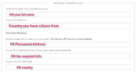Simple Steps to fill out the Form W-8BEN form in Bluehost