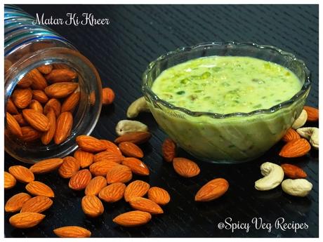 Matar ki kheer is a unique Indian dessert made from green peas. Matar ki kheer is prepared by cooking mashed peas with milk and sugar.|Sweets | Mithai Recipes,Indian Cuisine, peas recipe, step by step, veg recipes, Kheer Recipe, Kheer, milk  recipes,