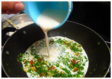 Matar ki kheer is a unique Indian dessert made from green peas. Matar ki kheer is prepared by cooking mashed peas with milk and sugar.|Sweets | Mithai Recipes,Indian Cuisine, peas recipe, step by step, veg recipes, Kheer Recipe, Kheer, milk  recipes,