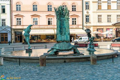Turtle Fountain Olomouc