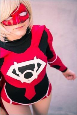 Musable Cosplay as Red Lantern Supergirl (Photo by Sargeant Photography)