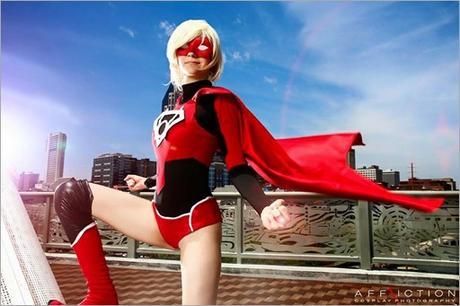 Musable Cosplay as Red Lantern Supergirl (Photo by Affliction Cosplay Photography)