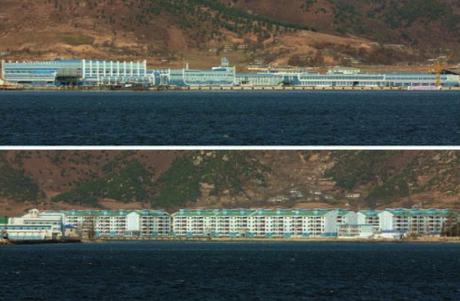 Views of apartment housing for workers of the May 27 Fishery Station which appeared on the top-right of page 3 of the November 17, 2016 edition of Rodong Sinmun (Photos: Rodong Sinmun/KCNA).