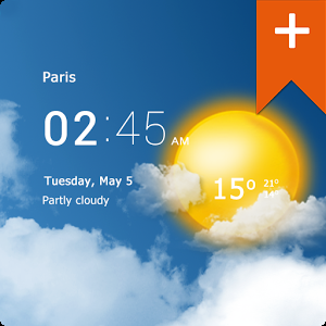 Transparent clock weather Pro v0.92.01.01 APK