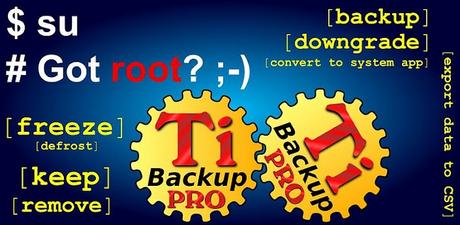 Titanium Backup ★ root v7.5.0.3 APK