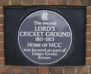 #plaque366 The Second Lord's Cricket Ground