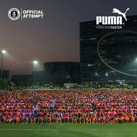 The #DoYou Plank Challenge by Puma [Guinness World Record]