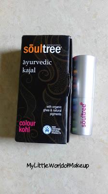 SoulTree Ayurvedic Kajal in Grey Glow Review and Swatches!