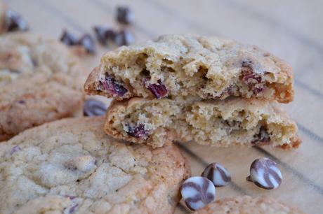 Cranberry Chocolate Chip Spice Cookies