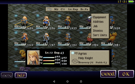 FINAL FANTASY TACTICS : WotL - screenshot