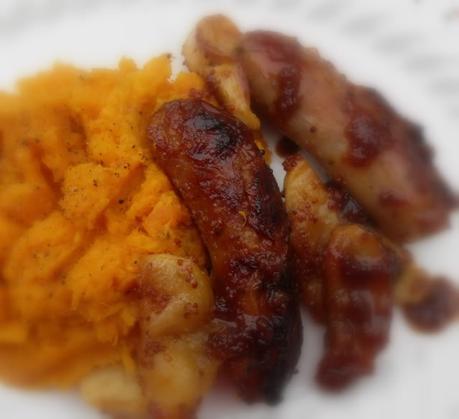 Sausage with Autumn Mash