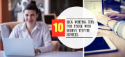 10 Blog Writing Tips for Those Who Believe They’re Novices