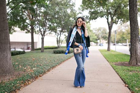 Moto Jacket and the Classic Scarf