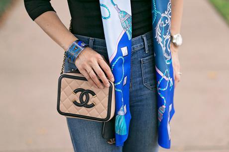 Moto Jacket and the Classic Scarf