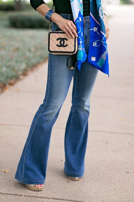 Moto Jacket and the Classic Scarf