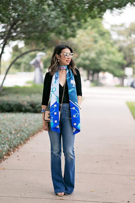 Moto Jacket and the Classic Scarf