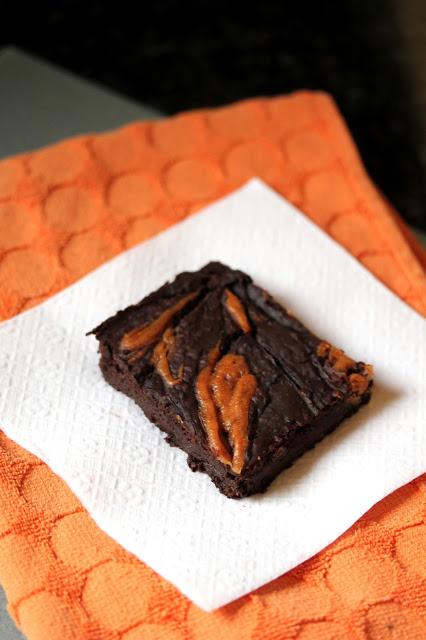 Vegan Black Bean Brownies with Peanut Butter Swirl