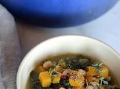 Fall Harvest Butternut Squash Collards Soup
