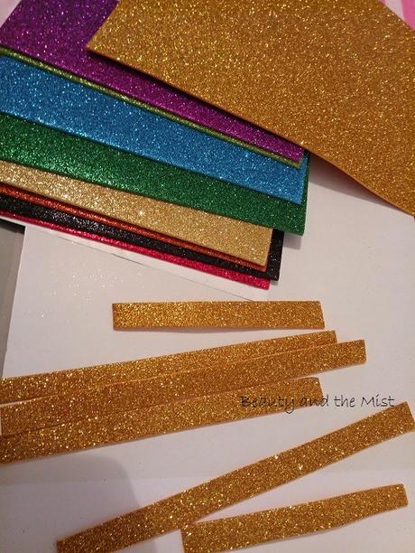 DIY: Christmas Balls with Glitter Foam Paper