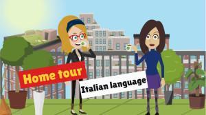 Home tour in Italian language