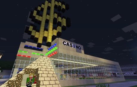 Casino Located in Minecraft