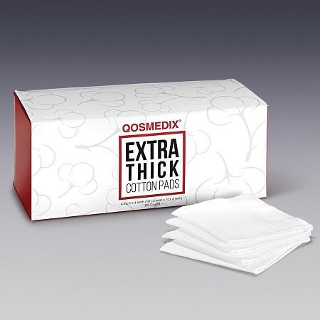 Extra thick cotton pads developed by the Qosmedix brand