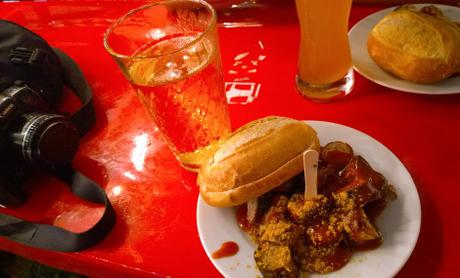 Currywurst in Frankfurt, Germany