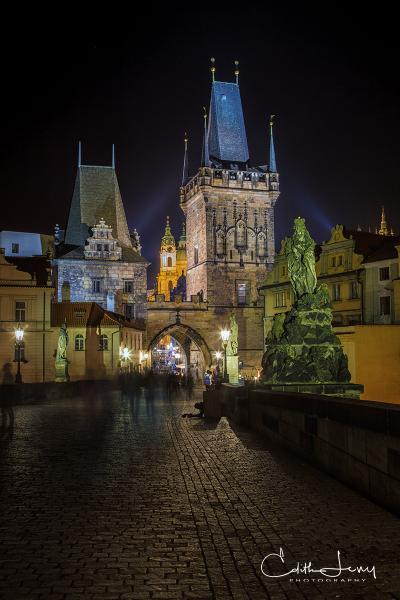 Prague, Czech Republic, Old Town, architecture, Charles Bridge, Night Photography, long exposure