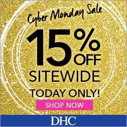 Get 15% off your entire order from DHCcare.com. Ends 11/28/16 at 11:59PM EST. Start Shopping Now.