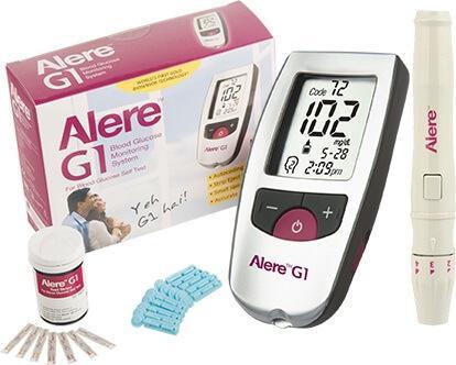 Make Blood Sugar Checks Hassle Free and Accurate with ALERE™ G1 GLUCOMETER