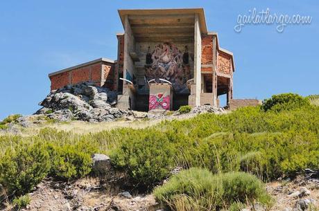 GODMESS and Violant #streetart in Serra da Estrela, Portugal