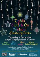 Christmas Lights Switch On – Fonthill Road, Finsbury Park – Thursday 1st December