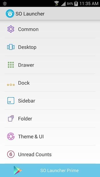    SO Launcher (galaxy launcher)- screenshot  