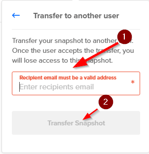 How to Transfer Digital Ocean Droplet from One Account to Another?