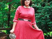 1940’s Vintage Dress, Backseam Hose, Trim Booties