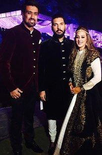 Check Out The Cute Photos of Yuvraj Singh And Hazel Keech Mehandi and Gurudwara Wedding