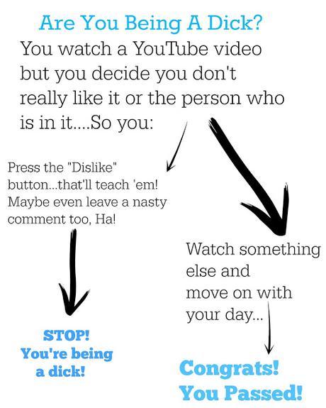 How Not To Be A D**k Online