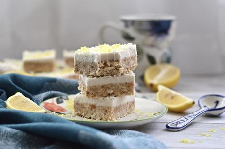 Paleo Lemon and Coconut Cheesecake Bars (Paleo, Gluten Free, SCD, GAPS, Vegan)