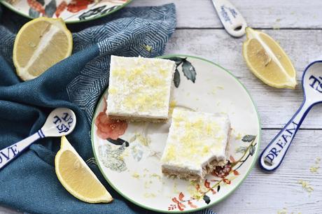 Paleo Lemon and Coconut Cheesecake Bars (Paleo, Gluten Free, SCD, GAPS, Vegan)