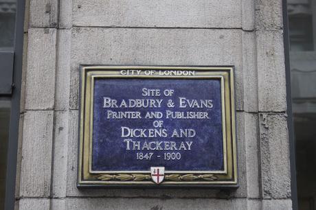 #plaque366 Bradbury & Evans, Dickens and Thackeray